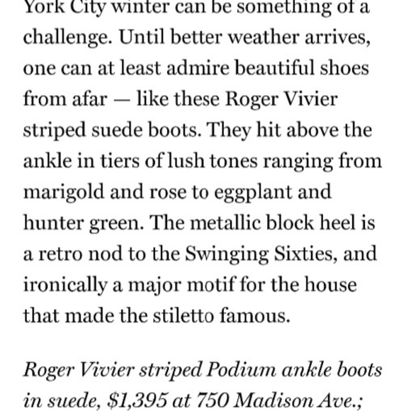 Roger Vivier Striped Podium Ankle Boots - Picture 12 of 12